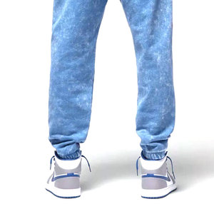 Joggers ligeros teñidos lisos para hombre de último diseño de alta calidad estilo de bolsillo trasero ropa informal y deportiva 2026 - Product Image 2