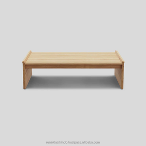 Muebles de mesa de centro de madera de teca ecológicos, diseño minimalista duradero para restaurantes al aire libre o en interiores - Product Image 4