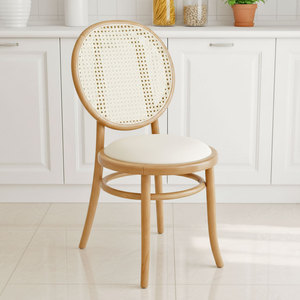 เก้าอี้ทรงพระจันทร์ Thonet GCF212 สำหรับร้านอาหาร โครงไม้แอช พนักพิงตาข่าย - Product Image 6