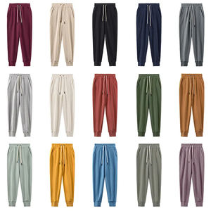 Logo personnalisé Pantalon de jogging en molleton pour hommes Taille active Outdoor Slim Fit Jogger Sports Pantalon de survêtement Jogger pour hommes - Product Image 5