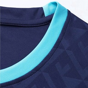 Personnalisé Meilleure Vente À Séchage Rapide Uniforme De Football Sur Mesure De Couleur Bleu Respirant Uniforme De Football pour Hommes - Product Image 3