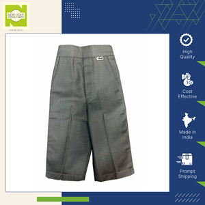 Increíble oferta en pantalones cortos escolares personalizables para niños de calidad superlativa de proveedor de origen indio a precio de mercado con descuento - Product Image 6