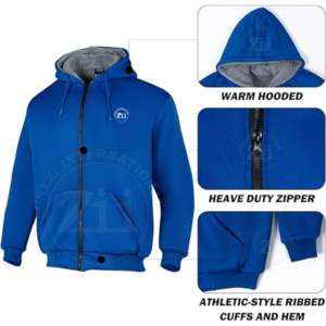 Pull de sécurité haute visibilité de marque personnalisée, sweat-shirt, options d'impression thermique pour vêtements de sécurité réfléchissants, événements d'entreprise - Product Image 4