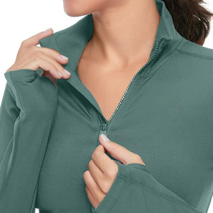 Women's <b>Yoga</b> <b>Jacket</b> Fitness Wear Eco-Friendly Windproof Breathable Lightweight Spandex/Polyester/Nylon Trending High Quality - Product Image 5