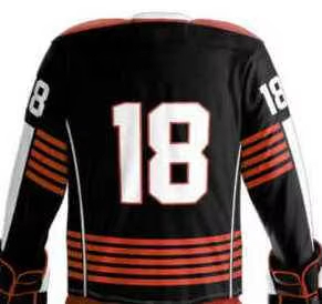 <b>Professional</b>-made <b>Light</b> Weight New Style Breathable Easy Wear Ice Hockey Uniform Sets 100% Polyester Sale - Product Image 6