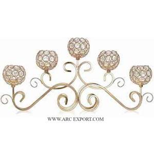 Merveilleux Designer Home Decor Pièce maîtresse votive éclaircissante Meilleure qualité Ensemble de 3 tailles différentes Planchers et dessus de table Votives - Product Image 2