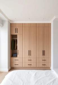 Modern Grey Sliding Door <b>Wardrobe</b> <b>With</b> <b>Shelves</b> <b>And</b> <b>Drawers</b> Stylish Wooden Bedroom Storage Cabinet For Home Interior - Product Image 6