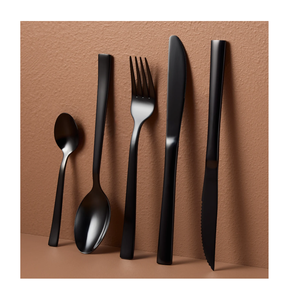 Cuillère à dessert en acier personnalisée dernier cri ensembles de couverts de vaisselle avec boîte cadeau artisanat dernier produit - Product Image 4