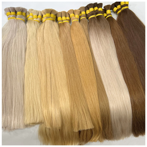 Extensions en vrac de cheveux humains vierges vietnamiens droits de haute qualité 10 "-30" longueur Cabelos colorés bruts vente en gros Michair usine - Product Image 5