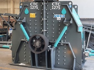 Trituradora impactadora terciaria móvil de alta capacidad, máquina minera, calidad superior, gran oferta