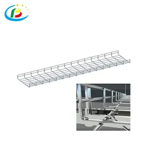 Cable Management Systems Higher Quality Hot Dip Galvanized Iron Aluminum Stainless Steel Wire Mesh Fence Cable Tray