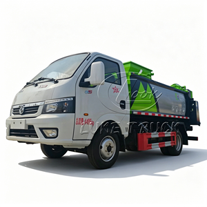 Dongfeng Tiyi 3cbm Side Lift Refuse <b>Truck</b> Hydraulic Self-Unloading <b>Garbage</b> Collector - Product Image 5
