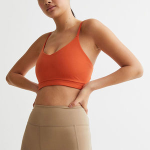 Sujetador Deportivo Acolchado Personalizado para Mujer, Top Deportivo Sin Costuras de Nailon y Elastano, Transpirable, de Alta Sujeción, para Yoga y Ejercicio - Product Image 4