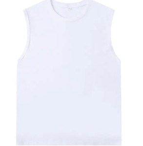 Designer Premium Quality 100% Cotton Combed High Street Oversized <b>Sleeveless</b> T Shirts Plus Size Sports - Product Image 4