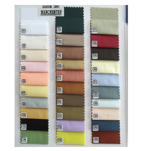 Tissu de chemise en coton pur de haute qualité doux lisse léger antistatique écologique bureau chemises décontractées couture tissée - Product Image 1