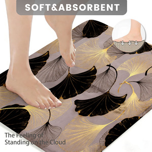 Custom Printed Printed <b>Bathroom</b> Rug <b>Set</b> for <b>Bathroom</b> Non-Slip <b>Shower</b> Curtain Bath Mat - Product Image 3