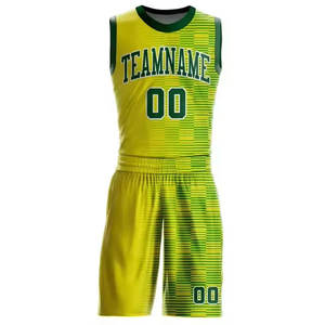 Maillot de basket-ball pour hommes/robe pour femmes maillot de basket-ball réversible pratique vierge personnalisé - Product Image 2