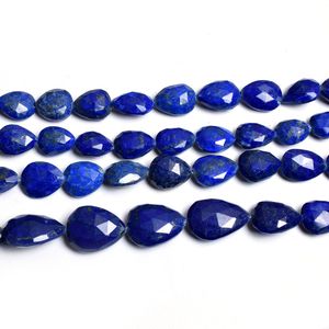 Perles de pierre précieuse Lapis Lazuli bleu en forme de poire à facettes de qualité AAA en vrac pour la fabrication de bijoux en gros - Product Image 6