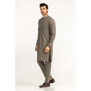 ชุดสูทเบสิค SK-BSC25-114 ทรงปกติ สำหรับเจ้าบ่าว สีเขียวอ่อน ผ้าผสม เหมาะสำหรับฤดูร้อน โอกาสพิเศษแบบตะวันออก - Product Image 4