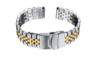 Unisex Luxury GD251 Stainless Steel Smartwatch Band 20-22mm BiColor Adjustable Waterproof Soft Light Breathable Custom Logo - Product Image 5