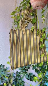 Sacs à provisions à rayures PP tissés écologiques personnalisés Supermarché en plastique polypropylène nylon recyclé réutilisable et durable - Product Image 2