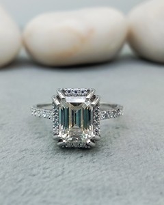 Personnalisé Fantaisie Solitaire VVS Moissanite Or 925 Argent Bague De Fiançailles De Mariage À La Mode pour Anniversaires Cadeaux 100% Satisfaction - Product Image 1