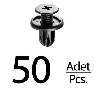 Clips de fixation de pare-chocs pour Chevrolet Aveo Captiva Epica Matiz Optra Spark - 50 pièces - Product Image 1