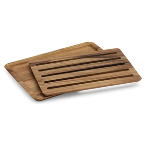 Nouveau plateau en bois décoratif de qualité supérieure couleur naturelle haut de gamme Design haut de gamme nouveau style plateau de service pour les fêtes - Product Image 5