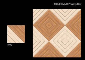 กระเบื้องปูพื้นภายนอกสำหรับลานจอดรถ ขนาด 16x16 นิ้ว 40x40 ซม. 400x400 มม. ผิวด้าน ทนทาน เหมาะสำหรับทางเข้าออก - Product Image 4