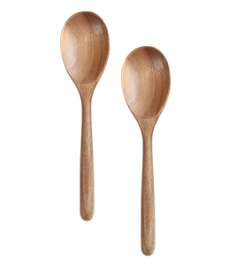 Wood Dessert Spoon Set-Modern Luxury Design <b>Mirror</b> Polish Eco-Friendly & Dishwasher Safe for Home & Restaurant Use - Product Image 2