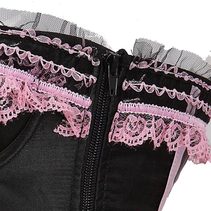 คอร์เซ็ตชุดชั้นในผู้หญิงใส่สบาย, คอร์เซ็ตชุดชั้นในลายลึกแบบทอคลุมทั้งหลังเต็มตัว - Product Image 6