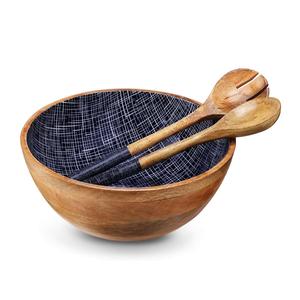 Tazón para mezclar alimentos y frutas Estándar de calidad superior Único Recién llegado Tazón para mezclar alimentos Hecho a mano Calidad superior Ensaladera - Product Image 2