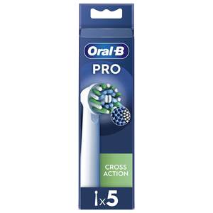 Têtes de brosse à dents de rechange Oral-B Cross Action Pro blanches, lot de 5, pour brosse à dents électrique - Product Image 2