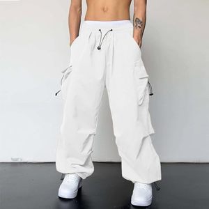 <b>Men's</b> Full Baggy Cargo Pants ~ Wide <b>Golf</b> Pants ~ Tapered Winter Jogger <b>Trousers</b> ~ Versatile for Summer and Spring - Product Image 2