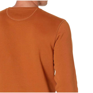 เสื้อสเวตเชิ้ตคอกลมผ้าฝ้ายฟลีซคุณภาพสูง 100% สีพื้น สไตล์วินเทจสำหรับฤดูหนาว เสื้อฮู้ดดี้สตรีทแวร์สำหรับผู้ชาย - Product Image 4