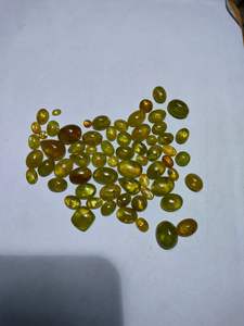 Cabochon en forme de mélange de sphène naturel pour la fabrication de bijoux pierre précieuse de titanite avec feu pierre de naissance crystalhealhealing - Product Image 4