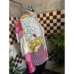 เสื้อแจ็คเก็ตคันธา คอจีน ผ้าทอแบบควิลท์ทันสมัย สำหรับมืออาชีพ สวมใส่สบายๆ ได้หลากหลายโอกาสในฤดูใบไม้ร่วง บุด้วยใยฝ้าย - Product Image 3
