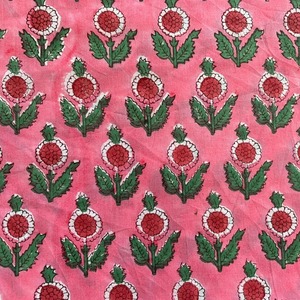 Handmade Large Cotton Quilted Boho <b>Travel</b> <b>Bag</b> Vintage <b>Woman</b> Flower Print Cosmetic Makeup Case Zipper Closure Custom Size Gift - Product Image 3