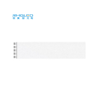 Écran de film LED transparent flexible polychrome d'intérieur P20 anti-éblouissement pour la navigation numérique de centre commercial