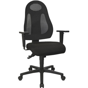 Chaise de bureau pivotante TOPSTAR avec mécanisme synchrone Noir/Noir 420-530 mm Sans accoudoirs - Product Image 1