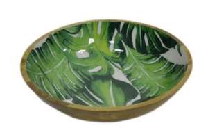 Bol à salade au design unique, bol à mélanger en bois directement de l'usine, fait à la main, prix de gros, panier à fruits en bois avec serveur - Product Image 2