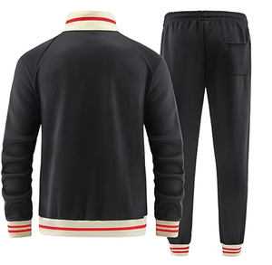 Conjuntos Deportivos para Hombre, Chaqueta Deportiva de Manga Larga con Cremallera Completa y Pantalones, Conjuntos de 2 Piezas - Product Image 6