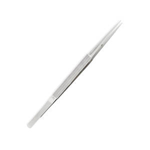 Micro fórceps recto TC recubierto 0,5mm Puntas mango redondo 7,25 pulgadas 18,5 cm Oftalmología quirúrgico inoxidable instrumentos médicos - Product Image 4