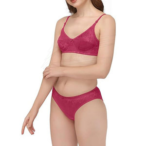 เซ็ตบราและกางเกงชั้นในของผู้หญิงชุดชั้นในดันทรงชุดชั้นในสตรีแบบนุ่มสบาย - Product Image 2