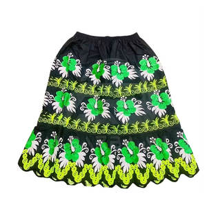 2025 Customized High Quality Embroidery <b>Skirts</b> for Women Breathable Cotton <b>Elastic</b> <b>Waist</b> Embroidery <b>Skirts</b> - Product Image 1