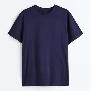 Camiseta de algodón 100% de manga corta con cuello redondo para hombre, secado rápido y duradero con diseño personalizado para uso en exteriores, patrón sólido - Product Image 6