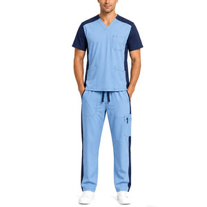 Nuevo Conjunto de Uniforme Médico y de Trabajo para Cuidado de la Salud, Estilo Cargo, con Bolsillos Tejidos, Personalizable OEM, Venta al por Mayor - Product Image 1