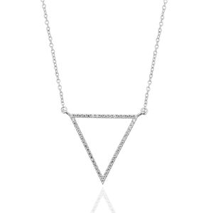 Joyería de moda de plata esterlina 925 Zirconia cúbica collar de mujer individual simple - Product Image 2