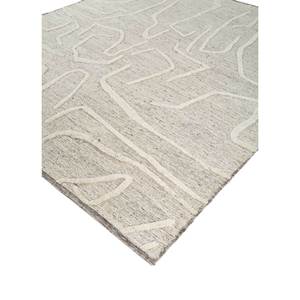 Alfombras de Lana Anudadas a Mano Manifest Blue, Rectangulares de 9x12, con Patrón Oriental Abstracto para Dormitorio o Sala de Estar para Adolescentes - Skwl-376 - Product Image 2