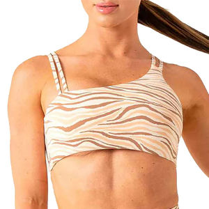 Top Selling Plus Size Breathable Front Logo High Support Racerback Yoga Sports Bra for Women-Seamless Gym Fitness Wear - Product Image 2